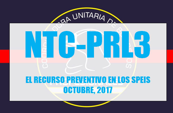 NTC-PRL3 EL RECURSO PREVENTIVO EN LOS SPEIS